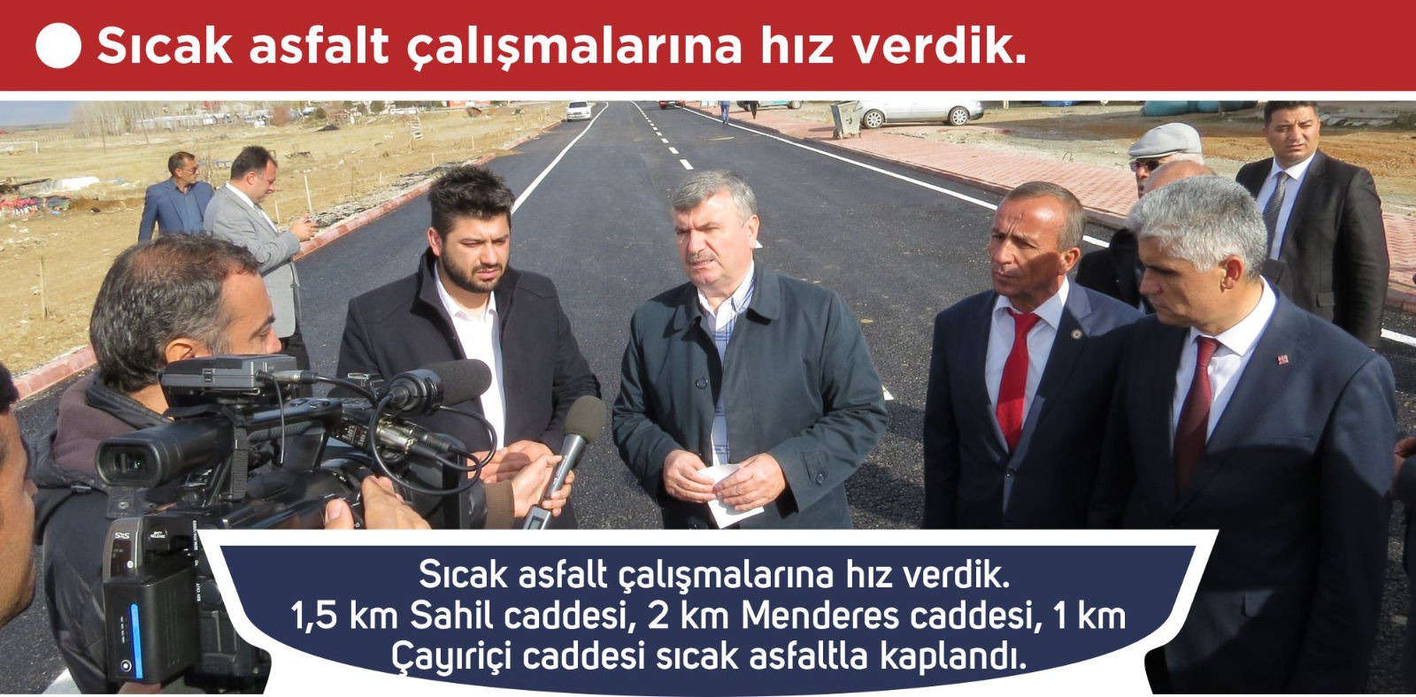 Sıcak Asfalt çalışmalarına hız verdik