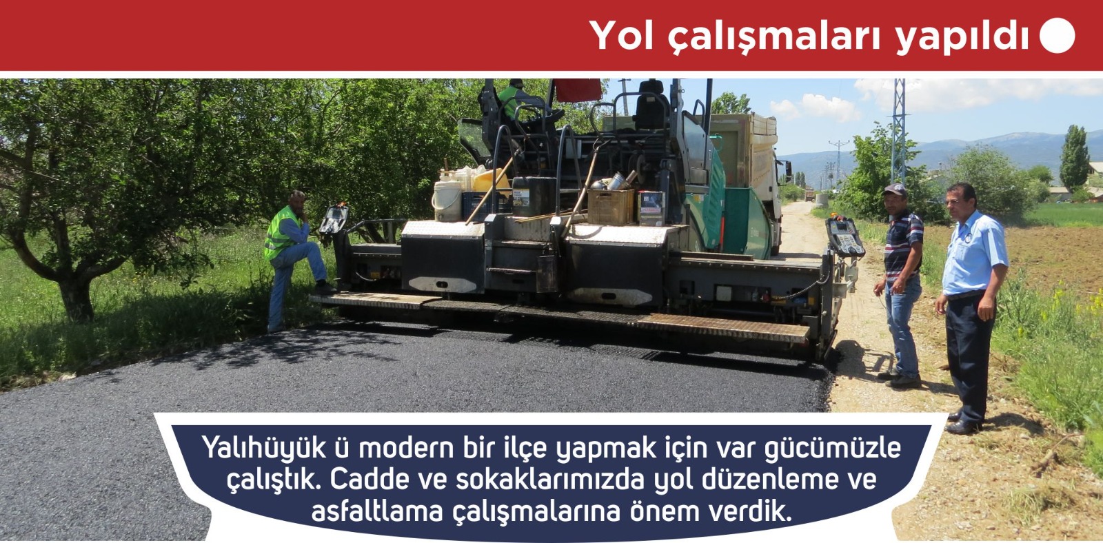 Yol Çalışmaları Yapıldı